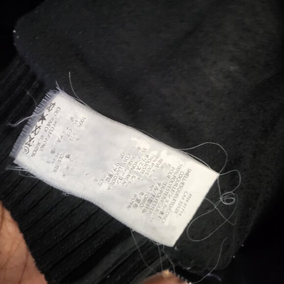 Armani Exchange Women's Black Puffer Sweater Vest Size L - Picture 6 of 6